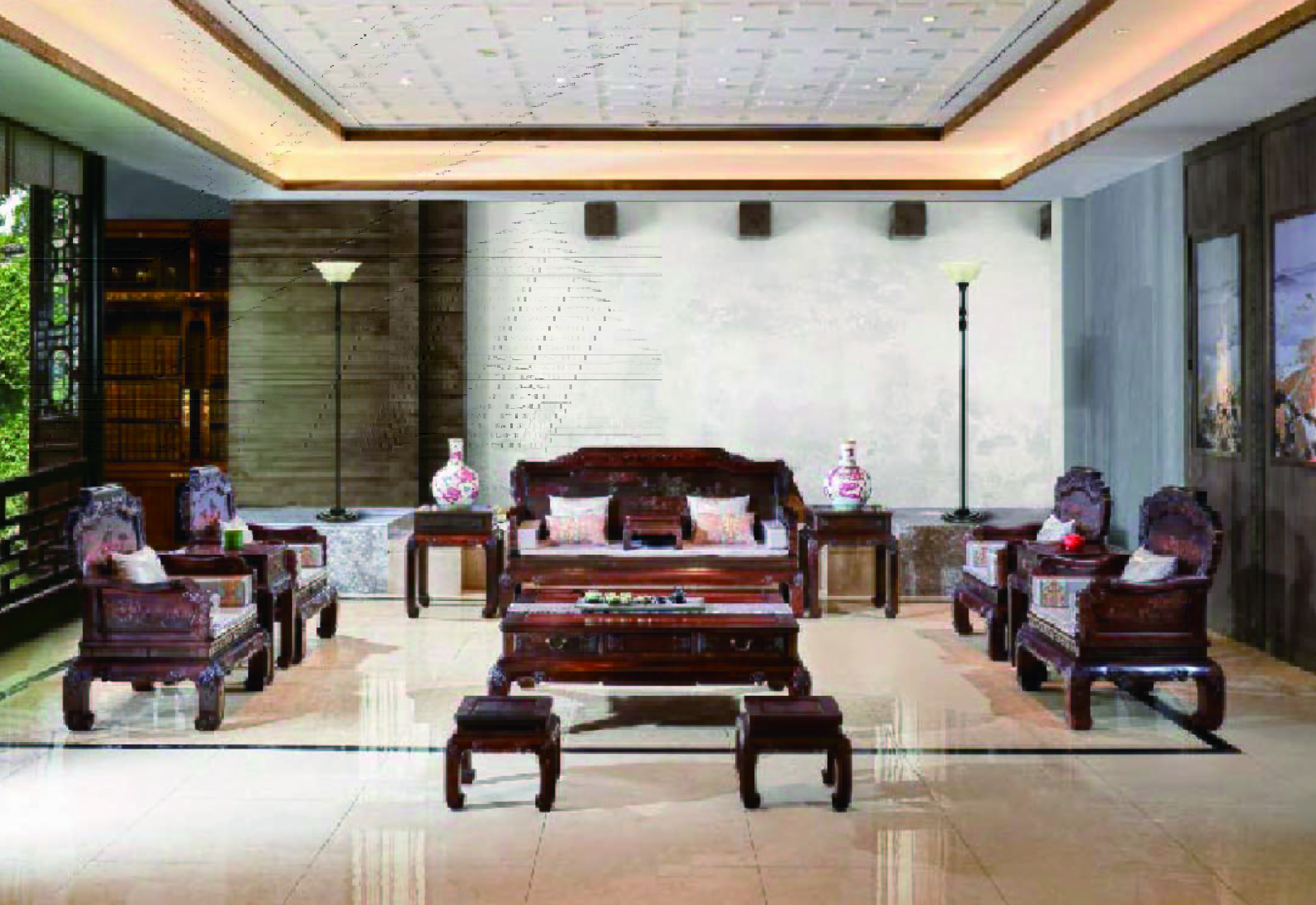 旭东红木：中式家具的摆放，你知道多少？
